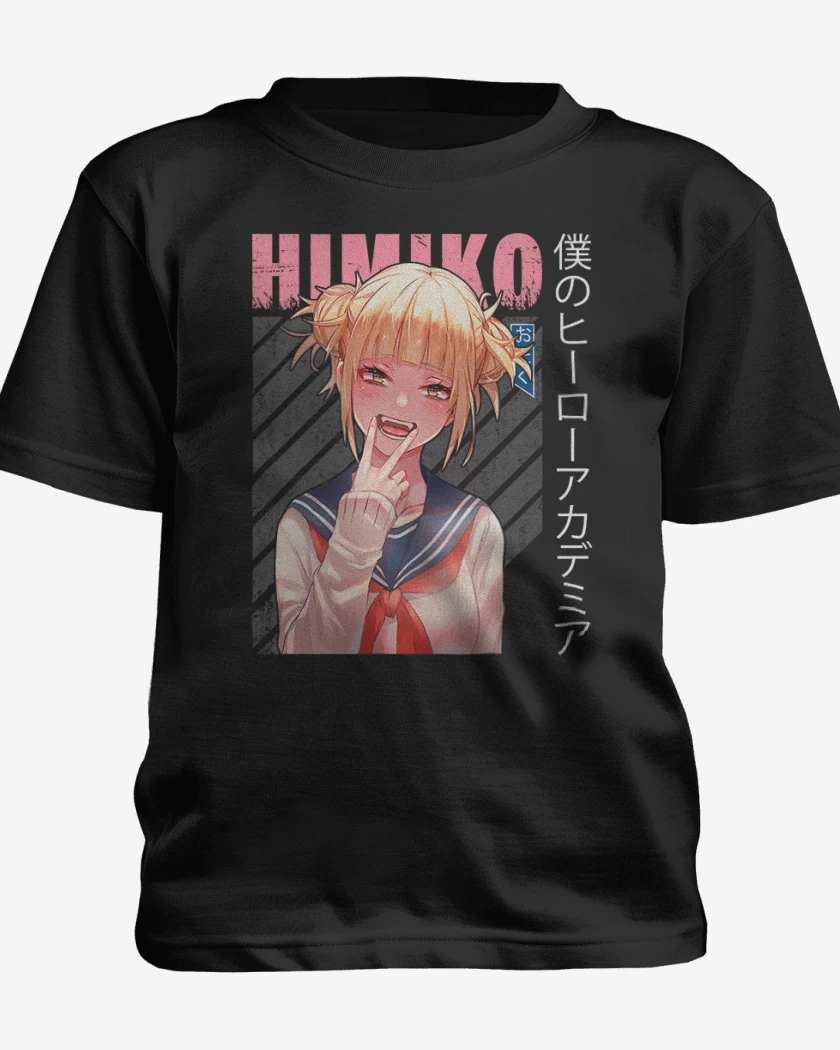 Polera de niño Negro de Himiko toga 2