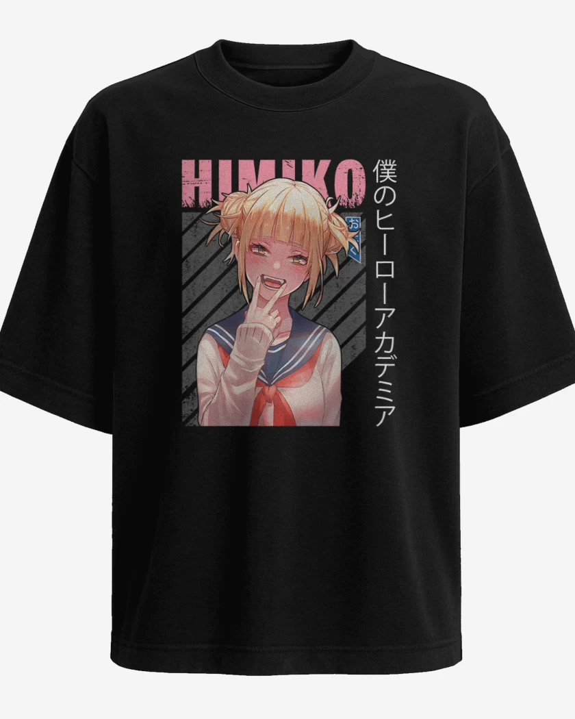 Polera Oversize Negro de Himiko toga 2