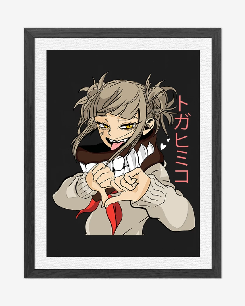 Cuadro decorativo Negro de Himiko toga 3 