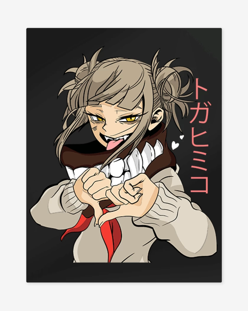 Print metalico Negro de Himiko toga 3 