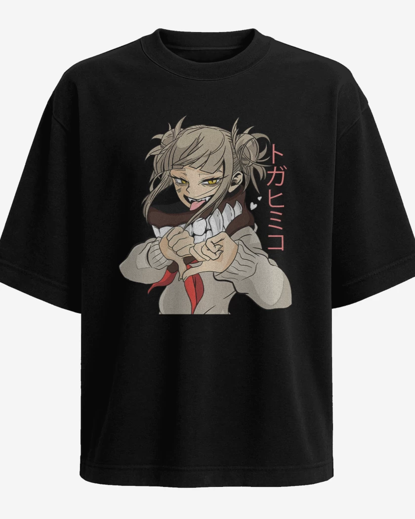 Polera Oversize Negro de Himiko toga 3 