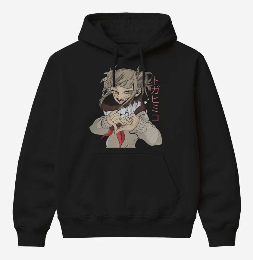 Poleron Canguro básico Negro de Himiko toga 3 