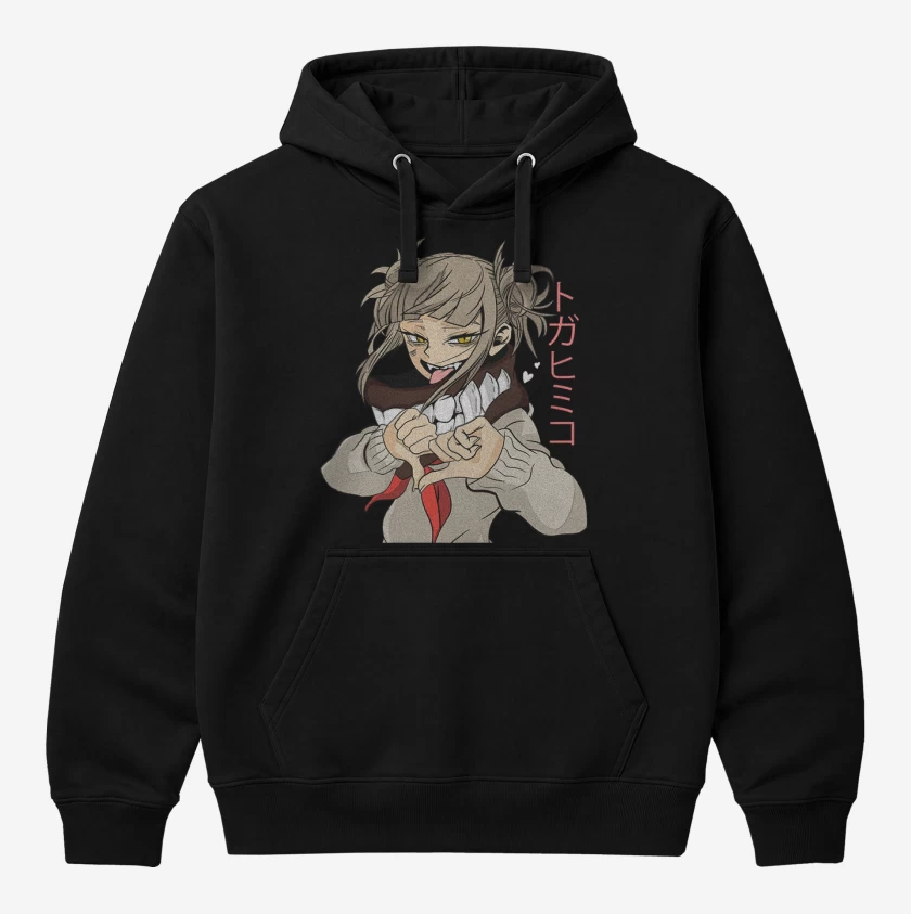 Polerón Canguro Negro de Himiko toga 3 
