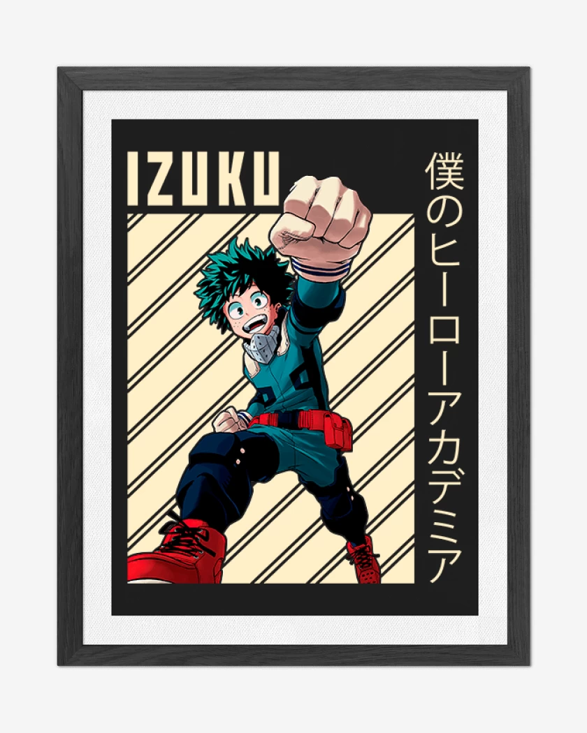 Cuadro decorativo Izuku midoriya