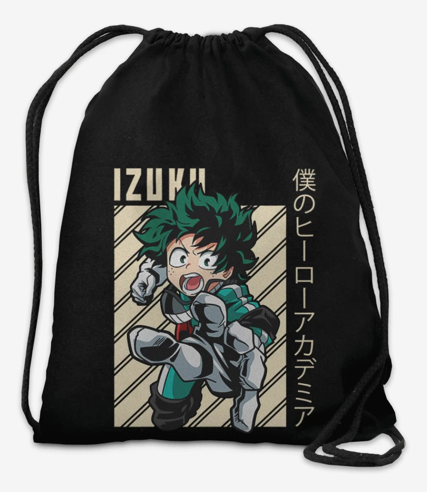 Mochila Negro de Izuku midoriya 1 