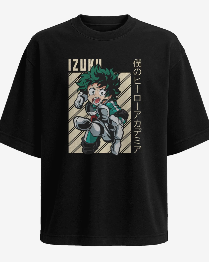 Polera Oversize Izuku midoriya 1 