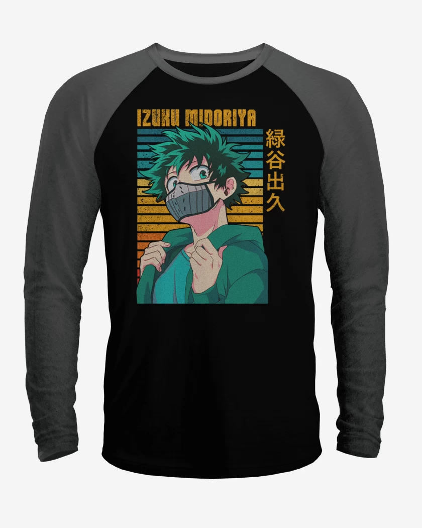 Polera Raglan Izuku midoriya 3