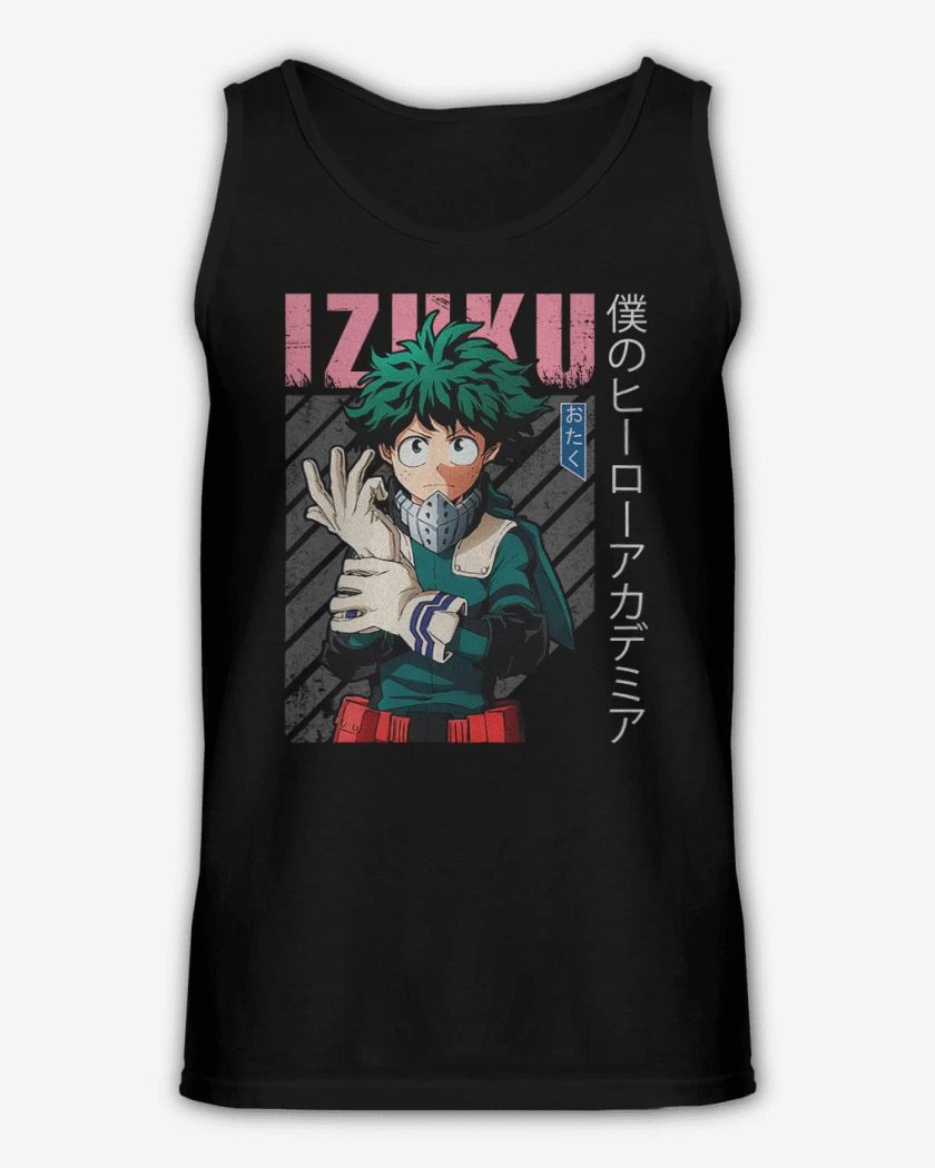 Sudadera Negro de Izuku midoriya 4