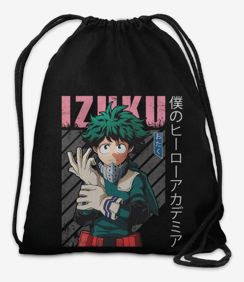 Mochila Negro de Izuku midoriya 4