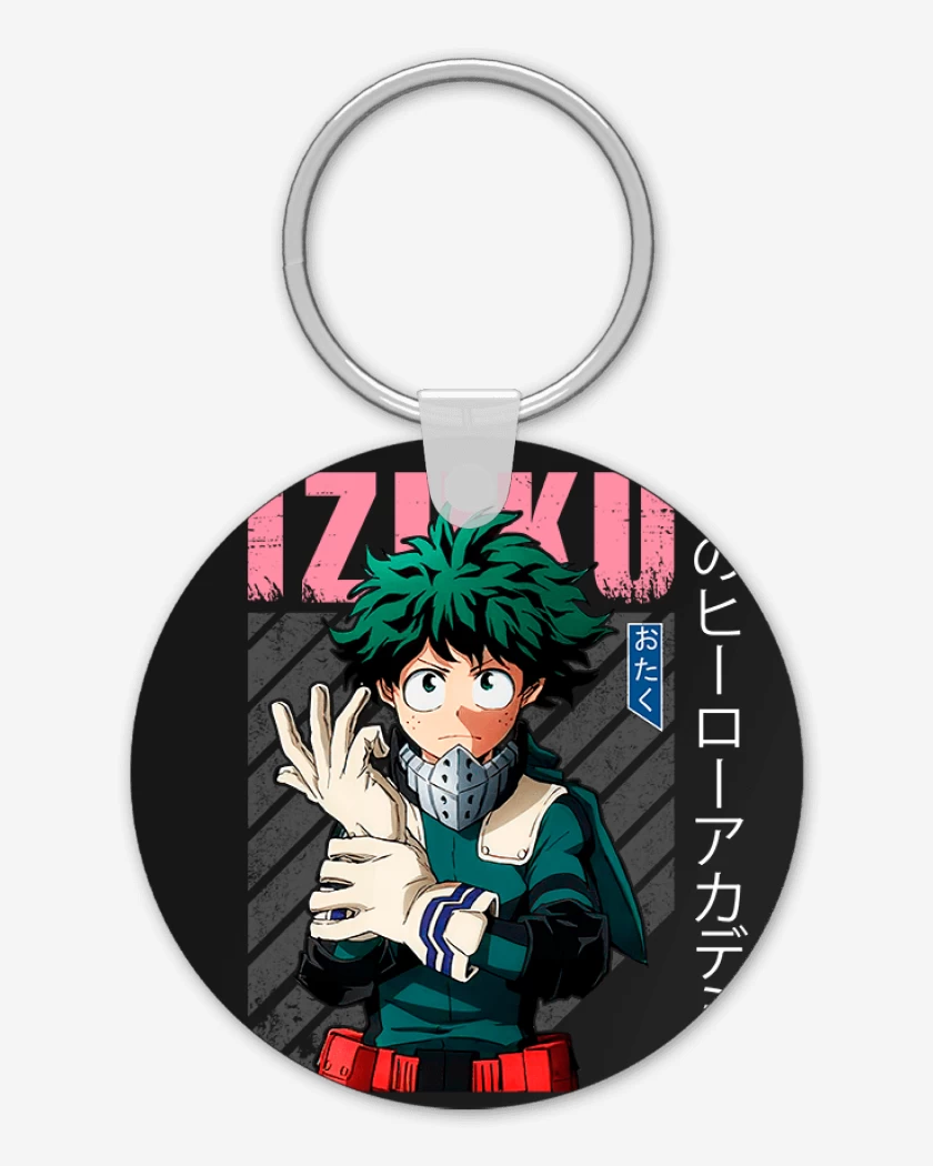 Llavero Negro de Izuku midoriya 4