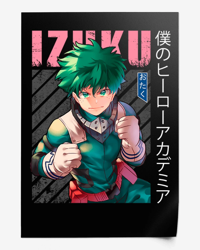 Print Negro de Izuku midoriya 5