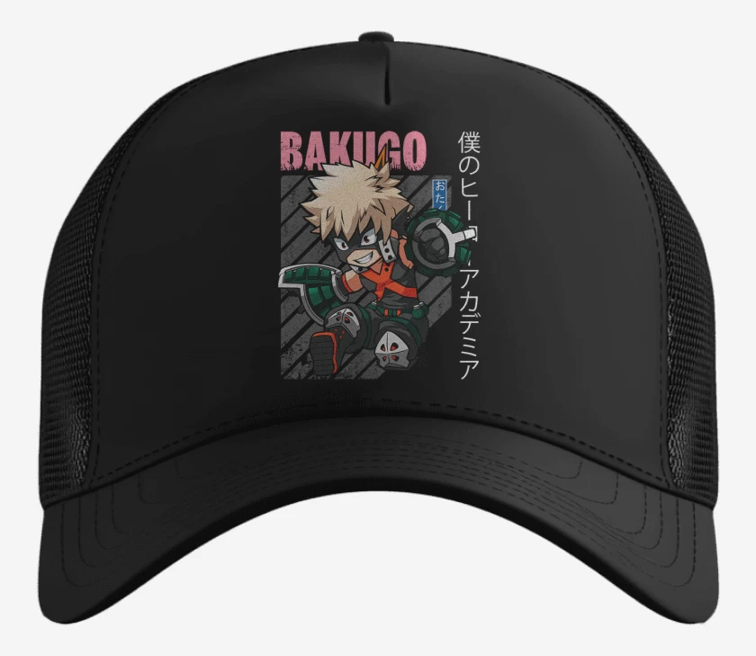 Gorro Negro de Katsuki bakugo 1