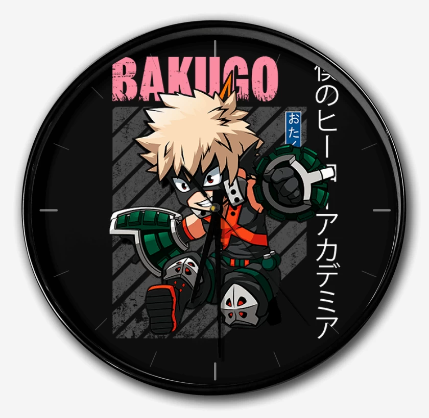 Reloj Negro de Katsuki bakugo 1
