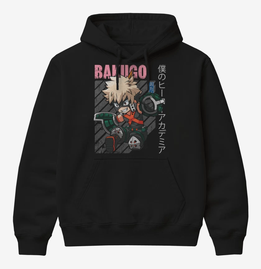 Poleron Canguro básico Katsuki bakugo 1