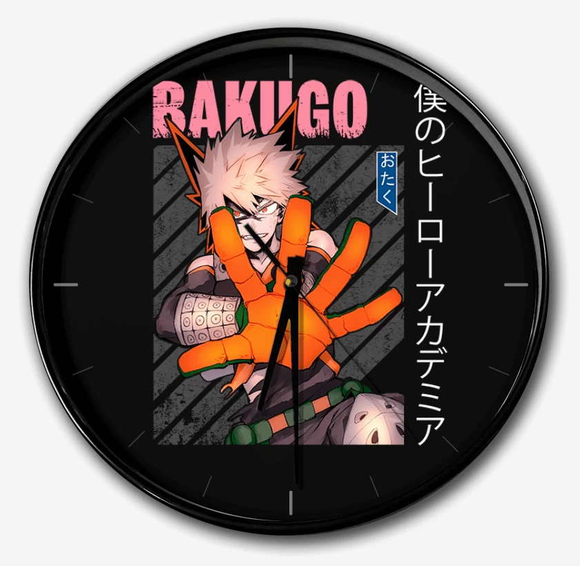 Reloj Negro de Bakugo 1