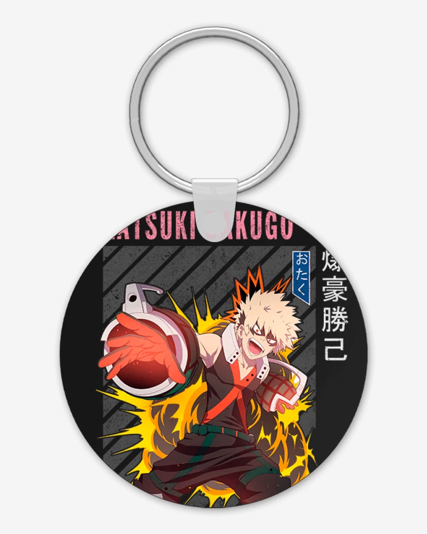 Llavero Negro de Katsuki Bakugo 2