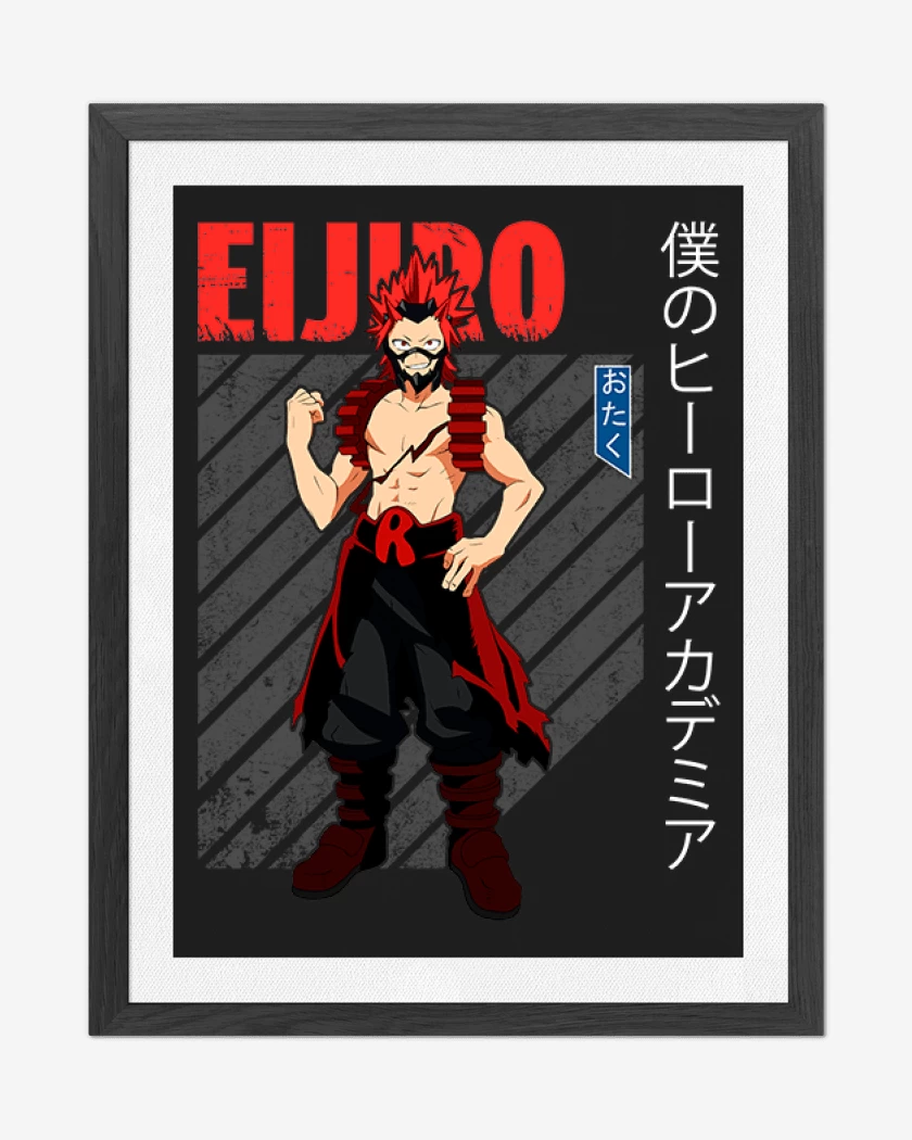 Cuadro decorativo Negro de eijiro kirishima