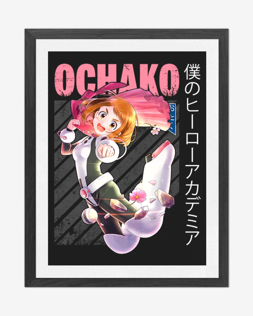 Cuadro decorativo Ochaco uraraka 1