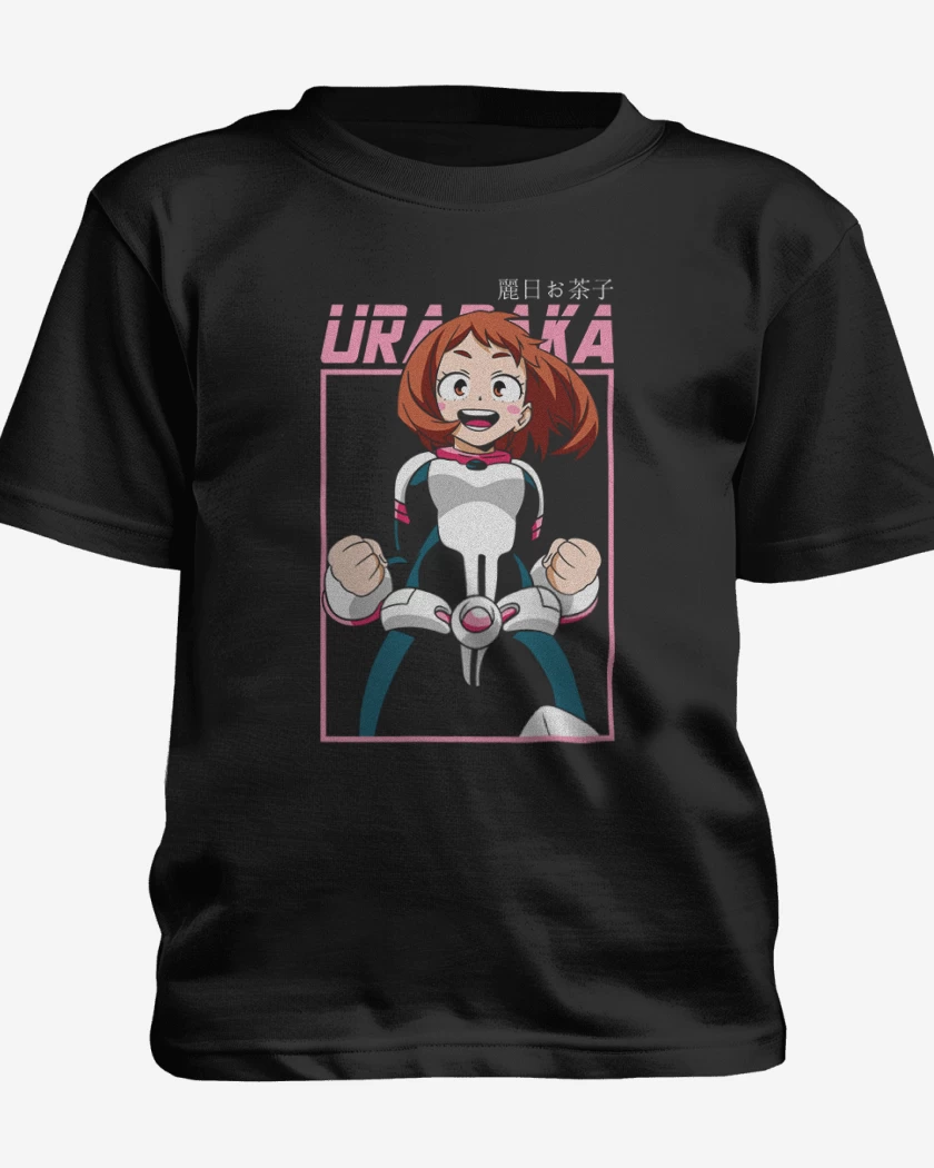Polera de niño Negro de Uraraka