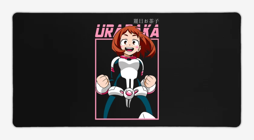 Mouse pad Gamer Negro de Uraraka