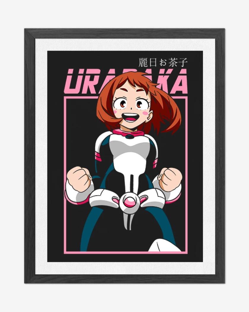 Cuadro decorativo Negro de Uraraka