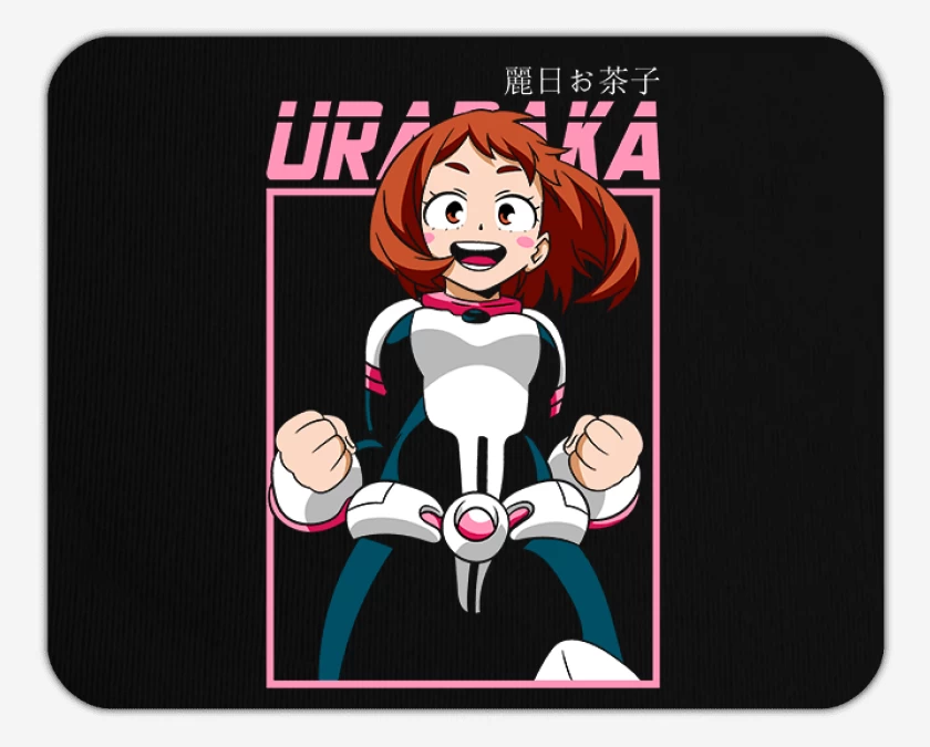 Mousepad Negro de Uraraka