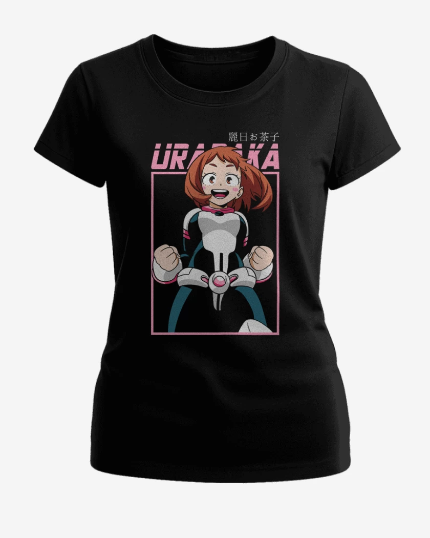 Polera de Mujer Negro de Uraraka