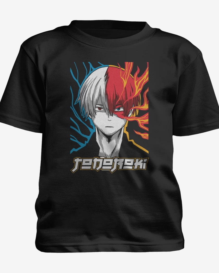 Polera de niño Negro de Todoroki