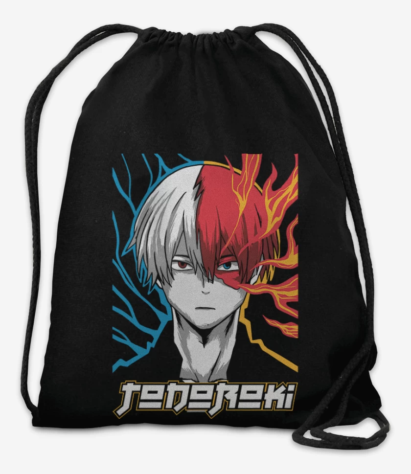Mochila Negro de Todoroki