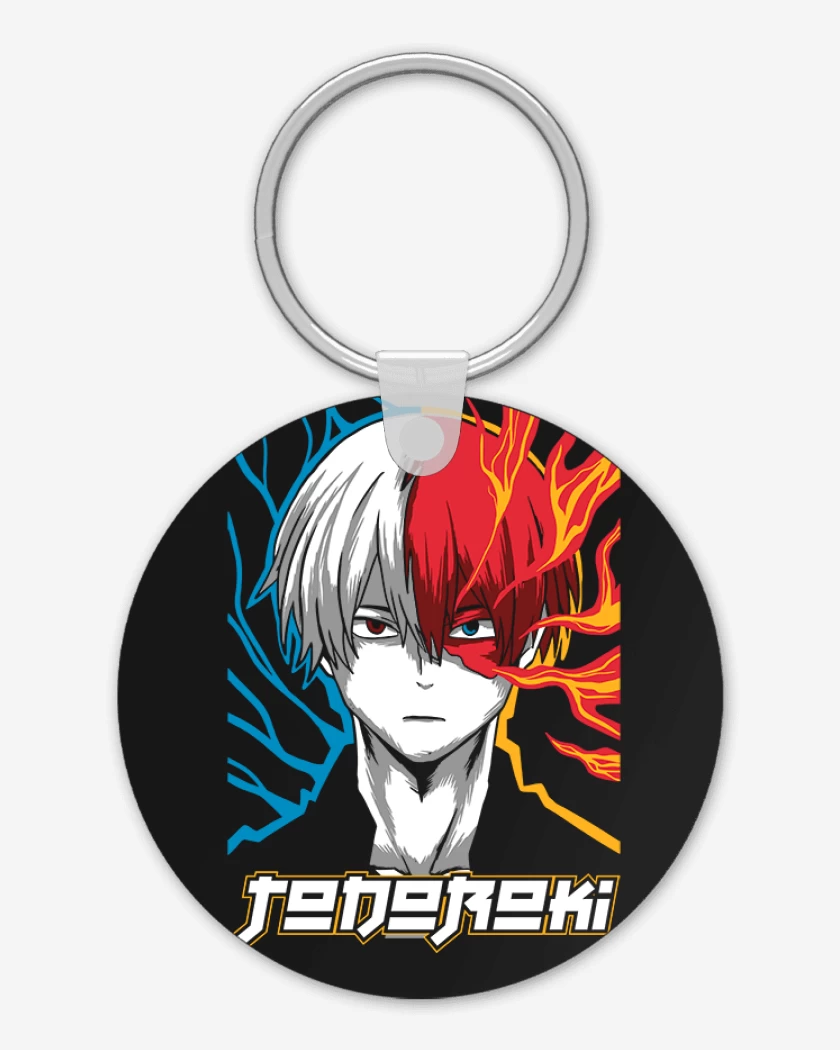 Llavero Negro de Todoroki