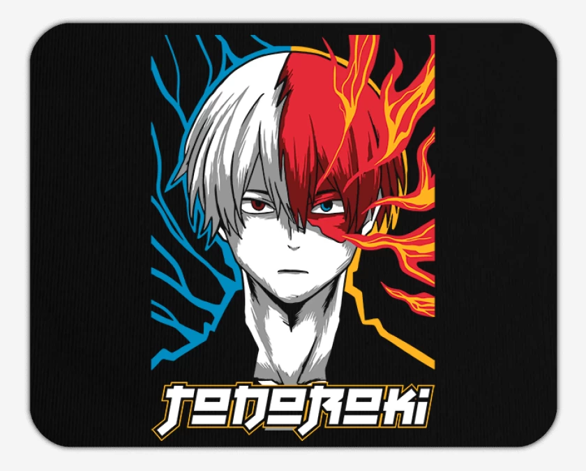Mousepad Negro de Todoroki