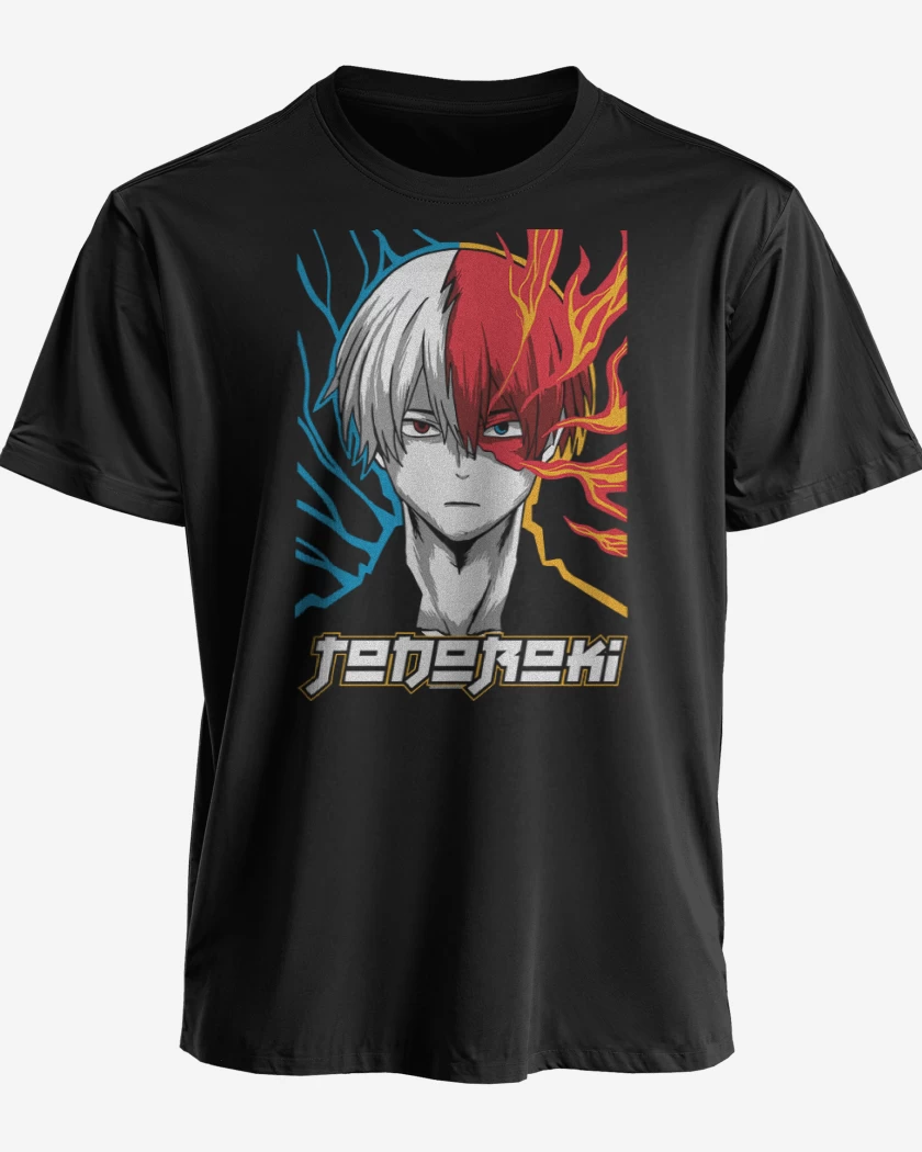 Polera premium Negro de Todoroki