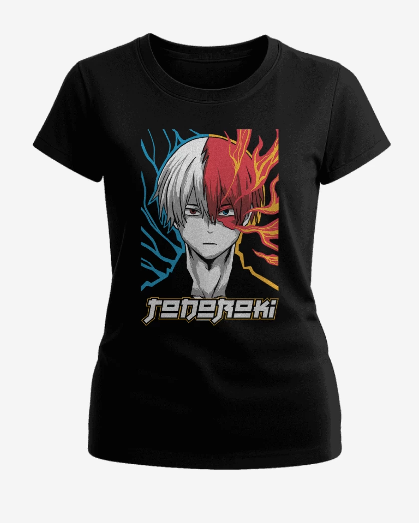 Polera de Mujer Negro de Todoroki
