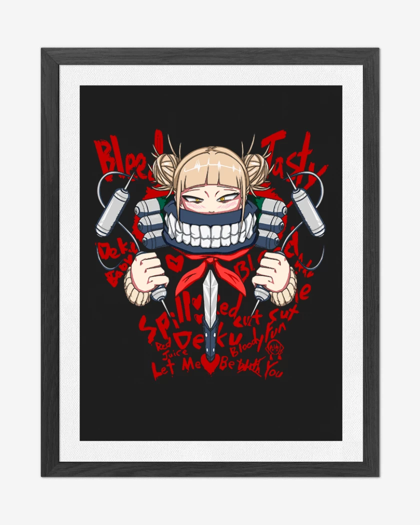 Cuadro decorativo Negro de Toga Bleed