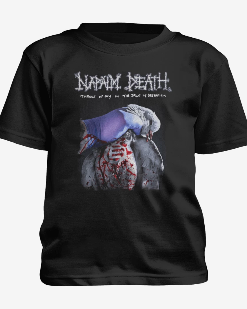 Polera de niño Negro de Napalm Death Throes of Joy