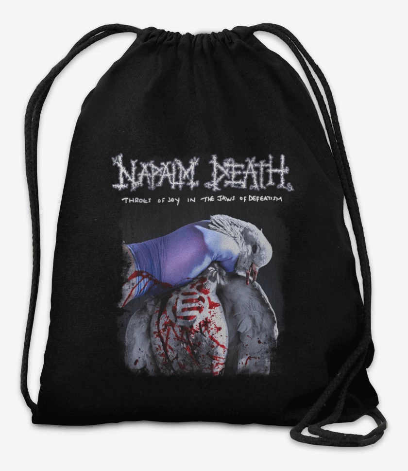 Mochila Negro de Napalm Death Throes of Joy