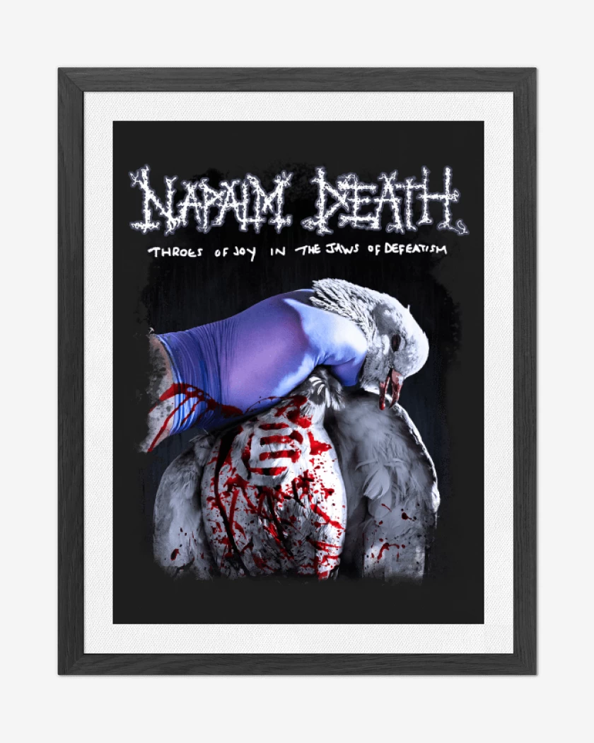 Cuadro decorativo Negro de Napalm Death Throes of Joy
