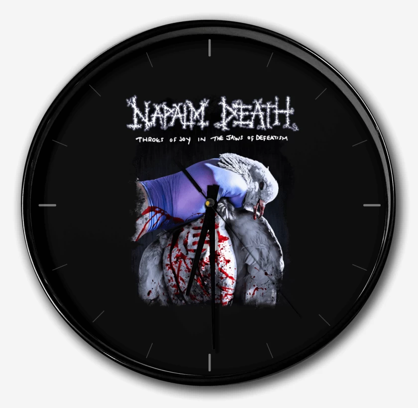Reloj Negro de Napalm Death Throes of Joy