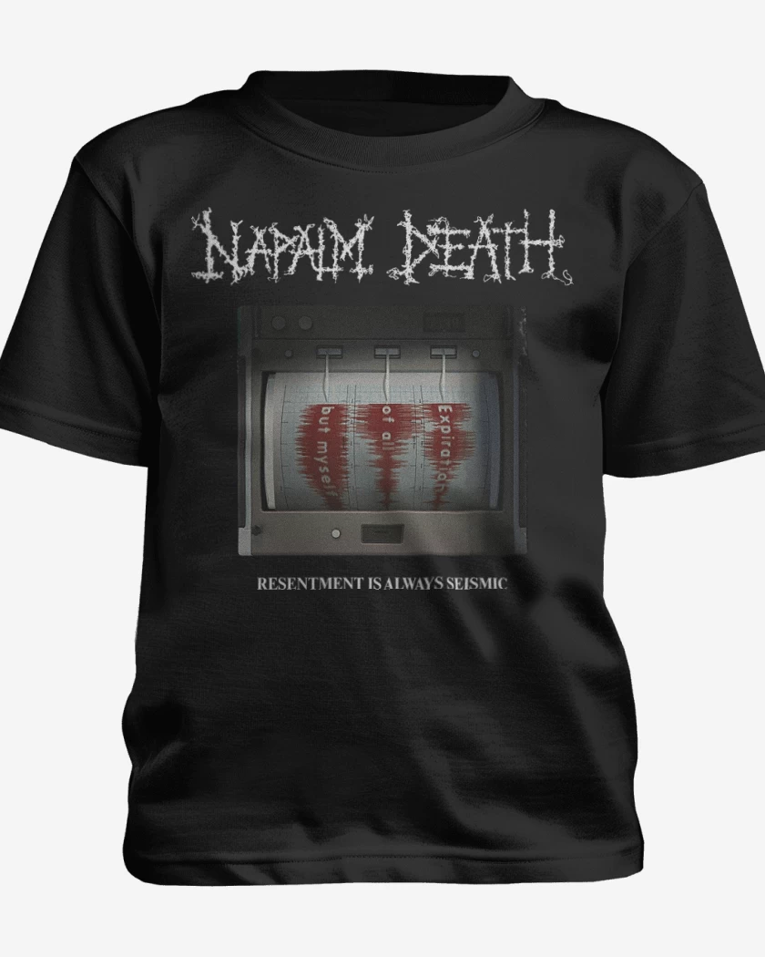 Polera de niño Negro de Napalm Death Resentment Is Always Seismic