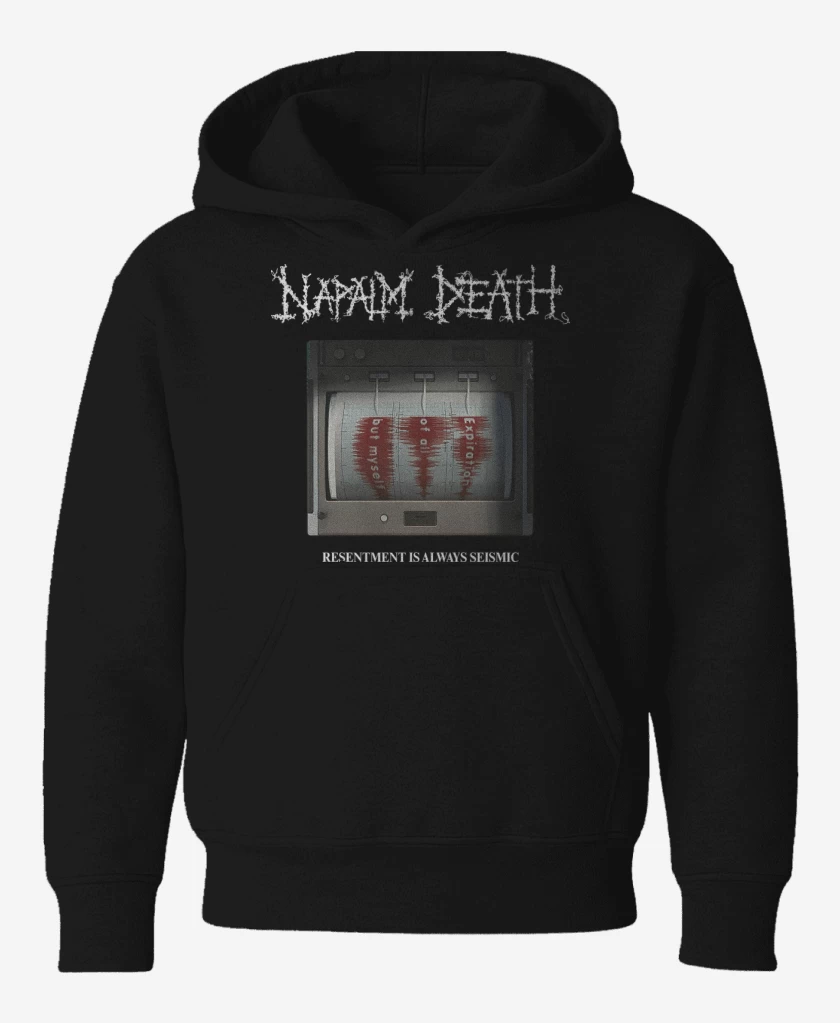 Poleron de niño Negro de Napalm Death Resentment Is Always Seismic