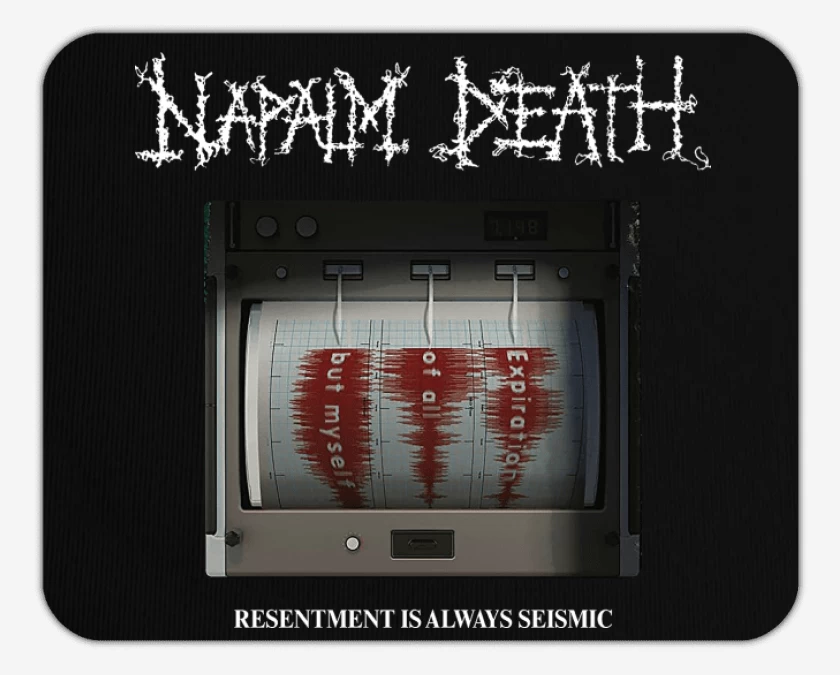 Mousepad Napalm Death Resentment Is Always Seismic