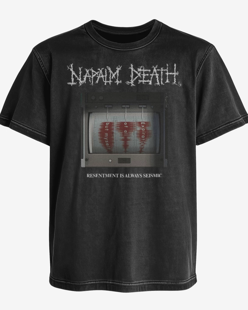 Polera desgastada Napalm Death Resentment Is Always Seismic