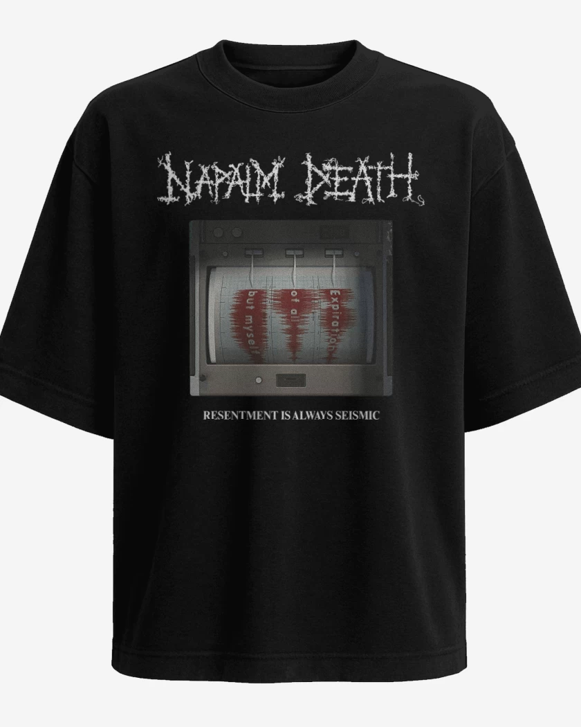 Polera Oversize Napalm Death Resentment Is Always Seismic