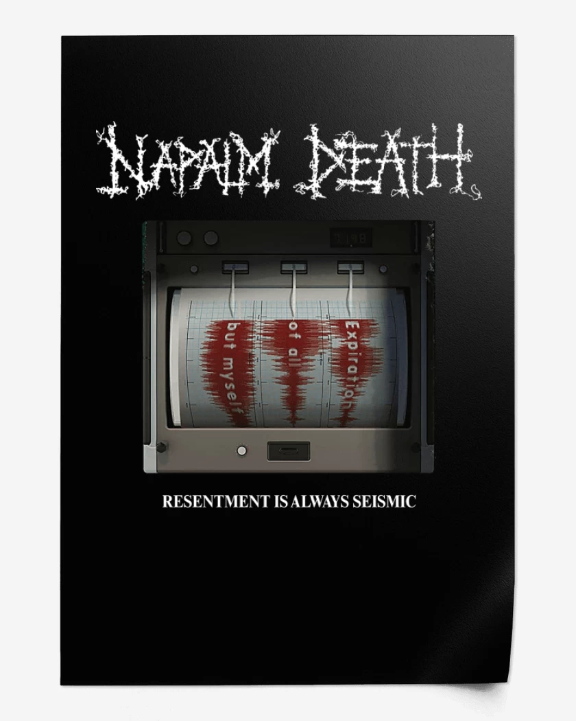 Print Negro de Napalm Death Resentment Is Always Seismic