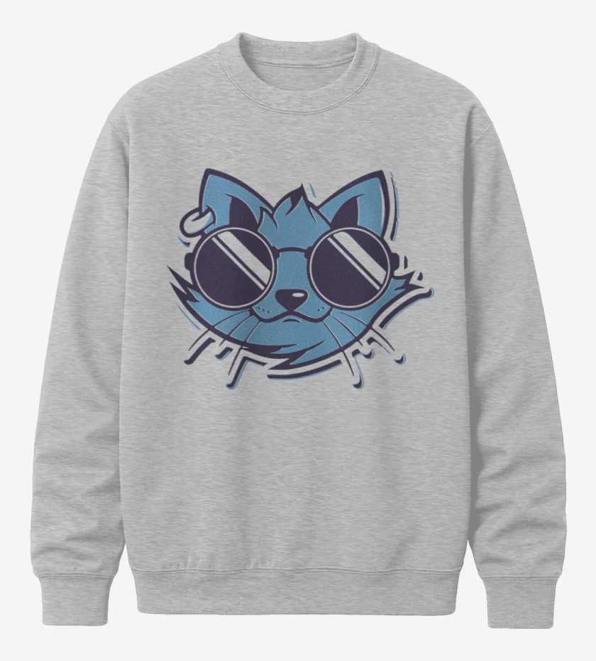 Poleron polo Gris Melange de Cat style