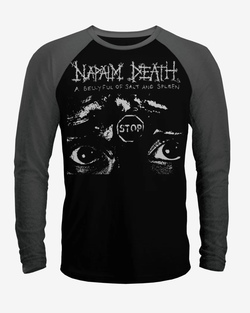 Polera Raglan Napalm Death A Bellyful of Salt and Spleen