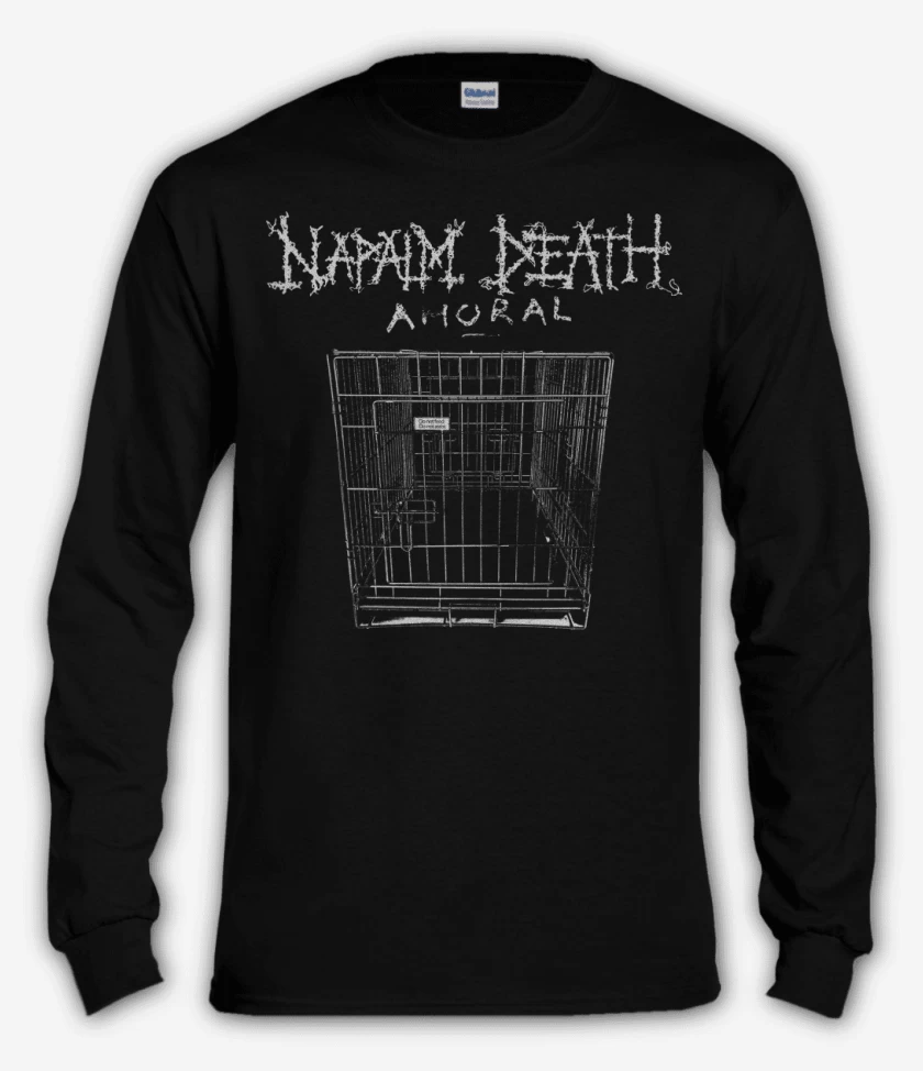 Polera manga larga Negro de Napalm Death Amoral