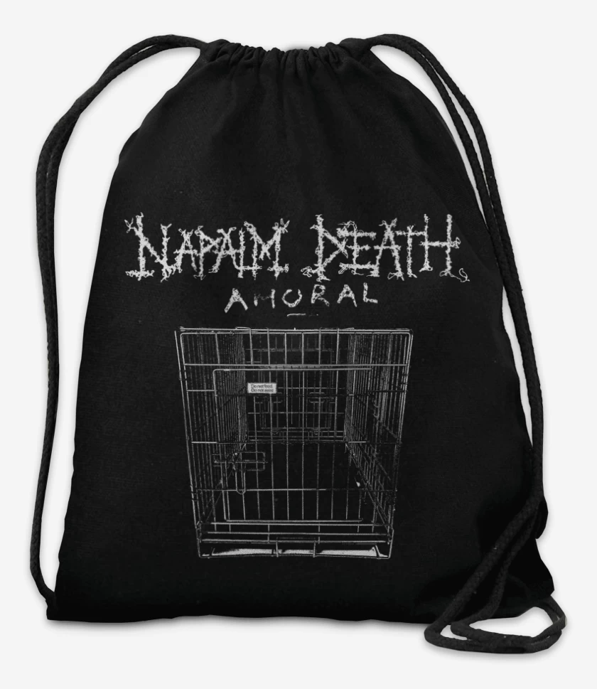 Mochila Negro de Napalm Death Amoral