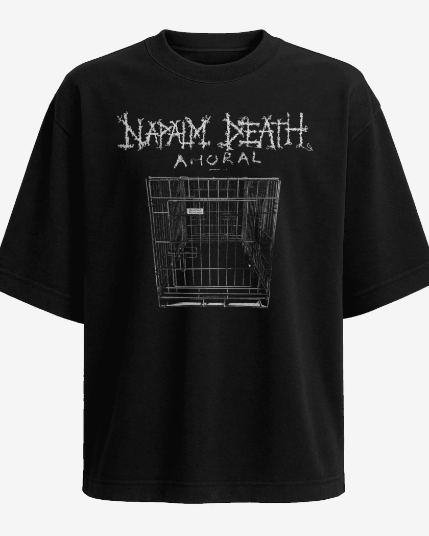 Polera Oversize Napalm Death Amoral