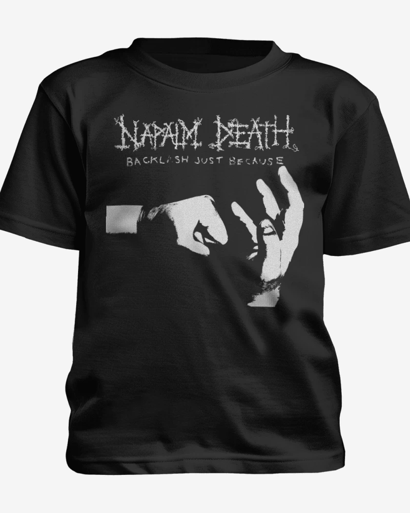 Polera de niño Negro de Napalm Death Backlash Just Because
